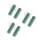 6Pcs Portable Toothbrush Toothpaste Organizer Green Hard Plastic Box 1