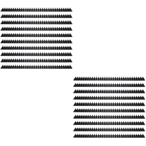 20Pièces Mat Spike Noir Anti-Chat Durable Pour Extérieur