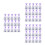 75Pièces Violet Vintage Organza Pour Rangement 1