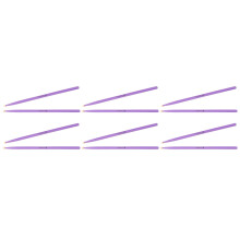 6Paren Paar Paarse Hout Drumsticks Maple Slipvast Comfortabel Grip