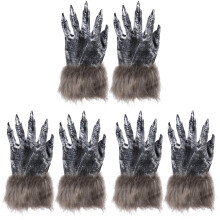 3Pcs Ghostcrawler Simulation Gloves Grey for Animal Theme Events