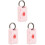3Pcs Pink Tpu Tracer Protective Cases Shockproof Lightweight Covers 1