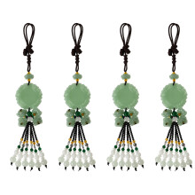 4St Elegante Groene Jade Hangers Auto En Tas Accessoires