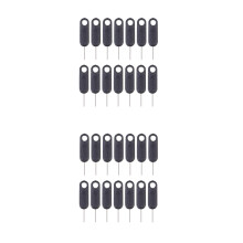 30St Sim Pin Tool Zwart Hoogwaardig Aluminium Sim Verwijderen