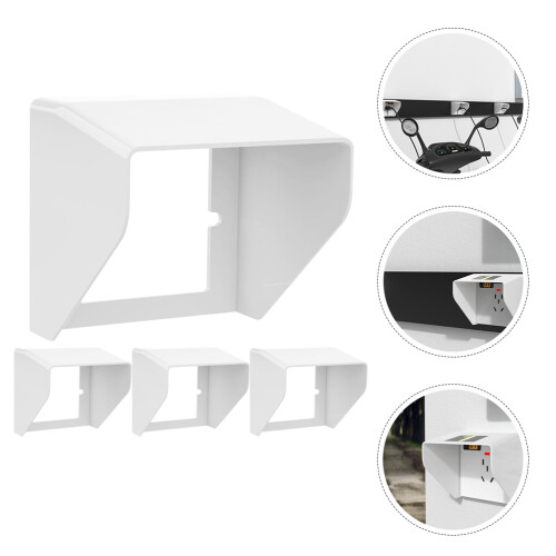 8Pièces Boîtiers De Prise Étanches En ABS Protection Murale 2