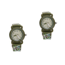 2St Kids Camouflage Waterdicht Verstelbaar Kinderhorloge