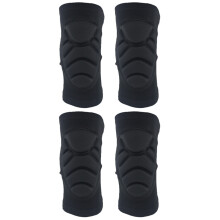 2Paren Zwarte Ademend Sport Sleeve Pads Voor Hielen Voorkomt Blessures