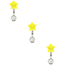 3St Verpleegkundige Zakhorloges Quartz Praktisch Clip-on