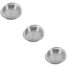 3Sets Rvs Snacks Plate Zilverkleurig Multifunctioneel Food Tray