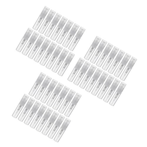 90St Draagbare Plastic Geurflesjes 2Ml Mini Spray Transparant
