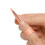 100 Pcs Nail Art Tips Form Guide Sticker Polish Diy Stencil Tool Orange 2