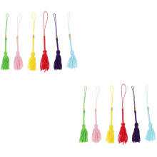 12St Creatieve Gekleurde Tassels Voor Gordijn En Sleutelhanger