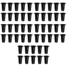 50St Zwarte Plastic Speaker Port Tube Bass Reflex Buis Vervanging