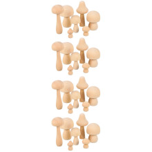 28St Unieke Paddenstoelen Kind Knutsel DIY Decoratie Beige