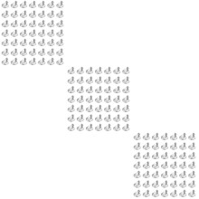 300St Broche Blank Tray Voor Sieraden En Decoratie