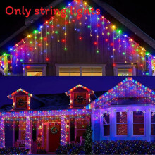 (Colorful, 3.5m) Style Gypsophila Solar String Lights With Drooping For Decor Outdoor Christmas
