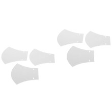 6St Transparante DIY Maskersjablonen Acryl Voor Snelle Maskernaaiën