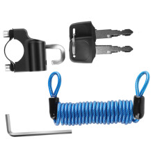 2St Multifunctioneel Slot Zwart Voor Helm Beveiliging