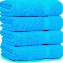 (Teal, 3-Piece) 500GSM Egyptian Cotton Bath Sheets 70x140cm – Super Soft, Ultra-Absorbent Towels for Bathroom, Gym & Hotel Use (Pack of 1,2,3,4,6,8)