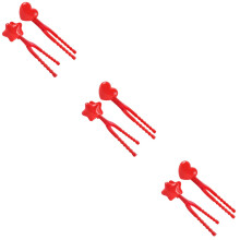 6Pièces Pinces Rouge Enfants Jouets Créatifs Extérieur Hiver