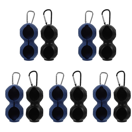 10Pièces Porte- De Golf Avec Boucle Élastique En Silicone Coloré