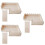 3Ensembles Hamster En Bois Khaki Pour Cage Amusement 1