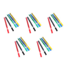 25Pièces Marqueurs Peinture Séchage Rapide Couleurs Assorties Fine