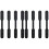8Pièces Boucle Masque Élastique Noire Ajustable Durable 1