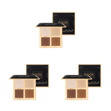 3Pièces Kit Palette Make-Up Poudre Multi Usage Femmes