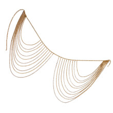 Ceinture De Hanches Multi-Couches En Métal Pour Tenues De Plage