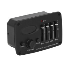 Akustik-Gitarre 4-Band EQ Vorverstärker mit Tuner HSY‑400D