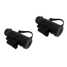 2Pièces Monoculaire Noir Compact 50X Pour Observation Longue Distance