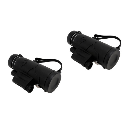 2Pièces Monoculaire Noir Compact 50X Pour Observation Longue Distance