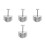 4Pcs Silver Triangle Onigiri Maker Stainless Steel Rice Ball Mold Set 1