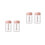 4Pièces Rose Conserve Lait Portable 1