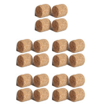 20Pièces Décor De Foin Mini En Bois Marron Clair Pour Jardin