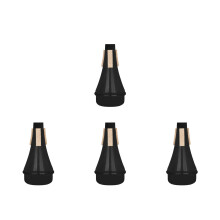 4Pièces Sourdine Trompette En ABS, Réduction Du Son Pour Entraînement