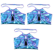 3Pièces Bustier Femme Creux, Multi Couleurs, Textile Et Respirant