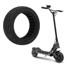 Pneus pleins en nid d'abeille électrique pour scooter, 8,5 x 2,5 pouces, pour Mini et Speedway, léger, noir