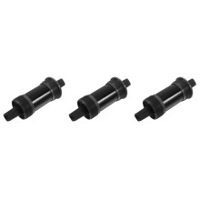 3Pièces Boîtier De Pédalier Vissé Acier Carbone Noir Durable