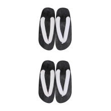 2Paires Sabots Hommes Blancs Style Japonais Mode Respirant