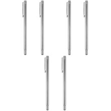 6Pièces Baguettes De Radiesthésie Acier Inoxydable Argentées Flexibles