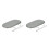 2Pièces Mini Planche De Repassage Pliable Argent Haute Résistance 1