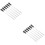 12Pièces Barbecue Brochettes Acier Plastique Durable Noir 1