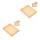 2Pièces Plateau En Bois Multi-Usage Poignées Pour Rangement 1