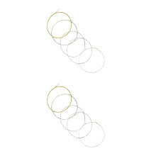 10Pièces Cordes Banjo 5 Cordes Cuivre Plquées Sons Pleins