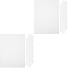 40Pièces Plaques Thermorétractables Multi-Usages DIY Colorées