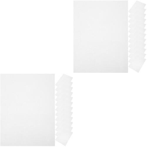 40Pièces Plaques Thermorétractables Multi-Usages DIY Colorées
