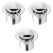3Pièces Vidange Pop-Up Argent Durable Pour Maison