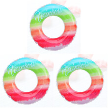 3Pièces Bouées Flottantes Adulte Motif Arc-En-